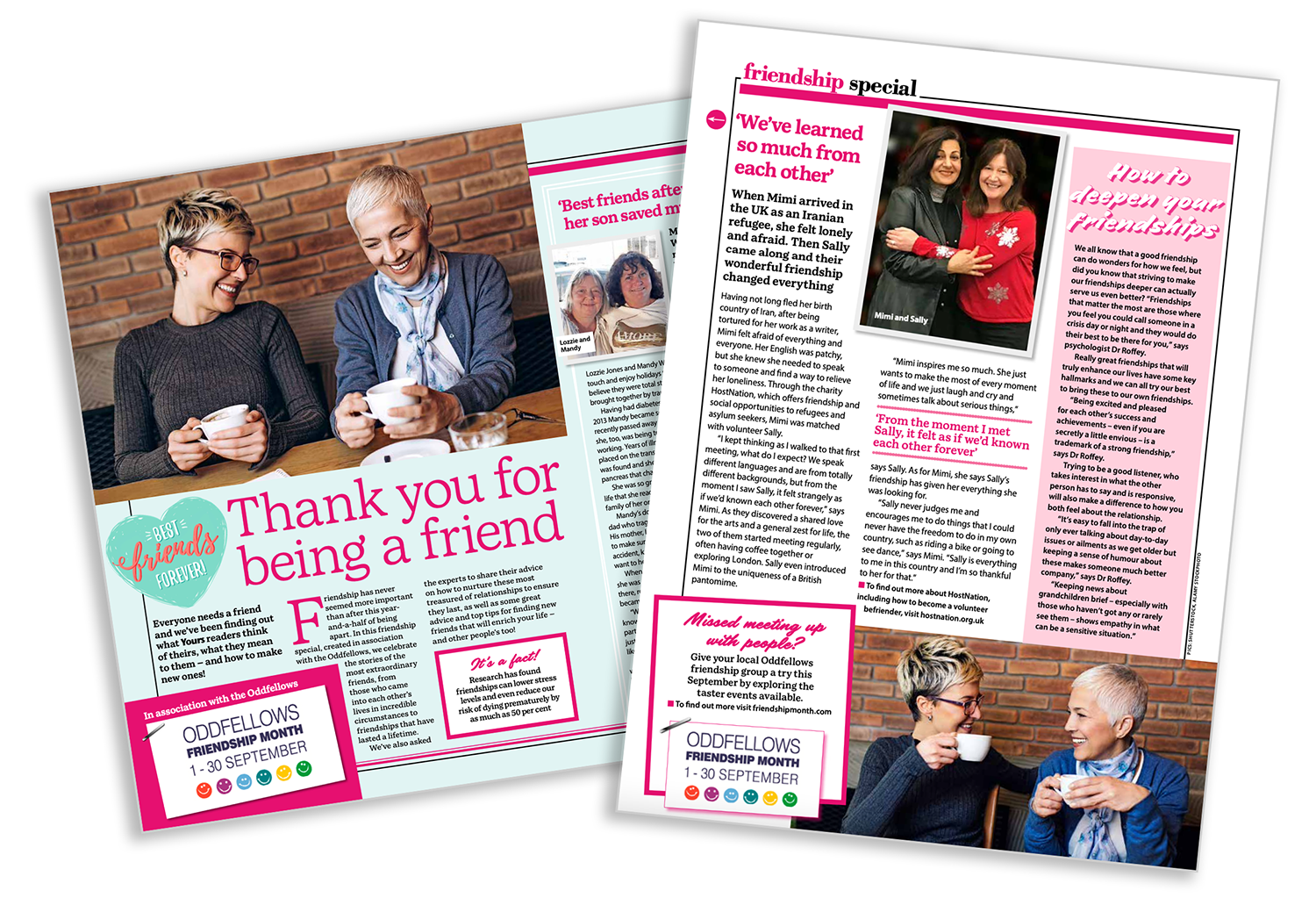 Yours Magazine article